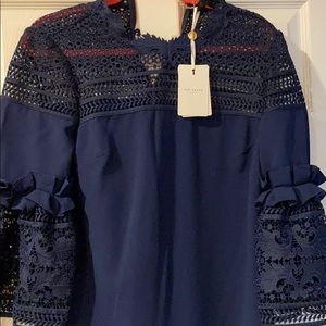 Ted Baker Navy dress size 3